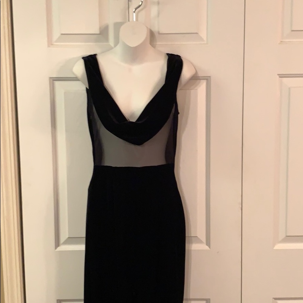 Scott Mclintock Long Black Evening Dress